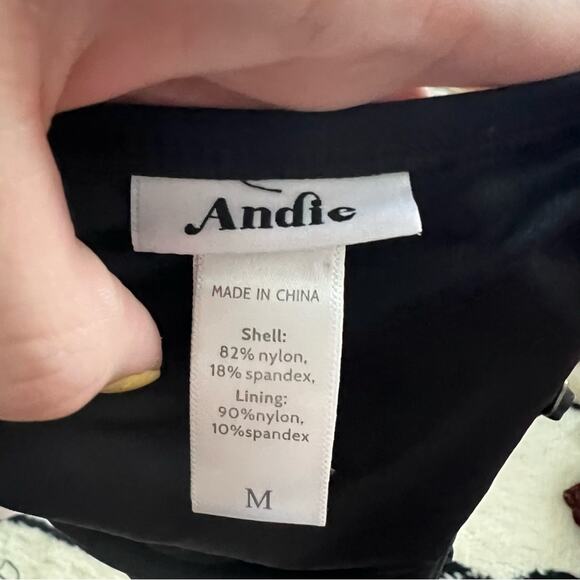 Andie The Sardinia One Piece Swimsuit in Black - Picture 6 of 6